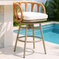 Zuo Modern Safal Patio Swivel Barstool in Multicolor, , large
