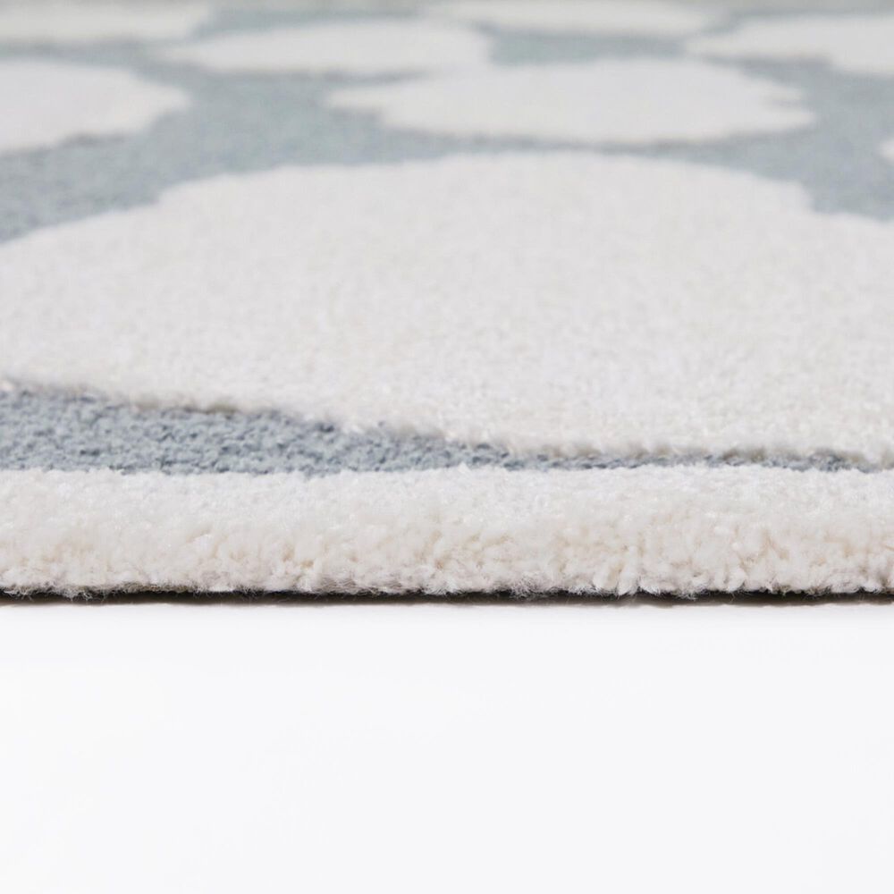 Balta Rugs Cocoon Cumulus Teal 5'3" x 7' Kids Area Rug, , large