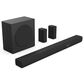 Hisense 75" QLED 4K UHD - Vidaa TV with 5.1 Channel Soundbar System in Black, , large