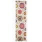Safavieh Monaco MNC233A-212 2"2" x 12" Ivory/Multi Runner, , large
