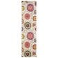 Safavieh Monaco MNC233A-212 2"2" x 12" Ivory/Multi Runner, , large