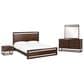 Urban Home Sol 4-Piece King Bedroom Set in Brown Spice, , large