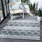 Safavieh Cabana CBN333M 5"3" x 7"7" Blue and Grey Indoor/Outdoor Area Performance Rug, , large