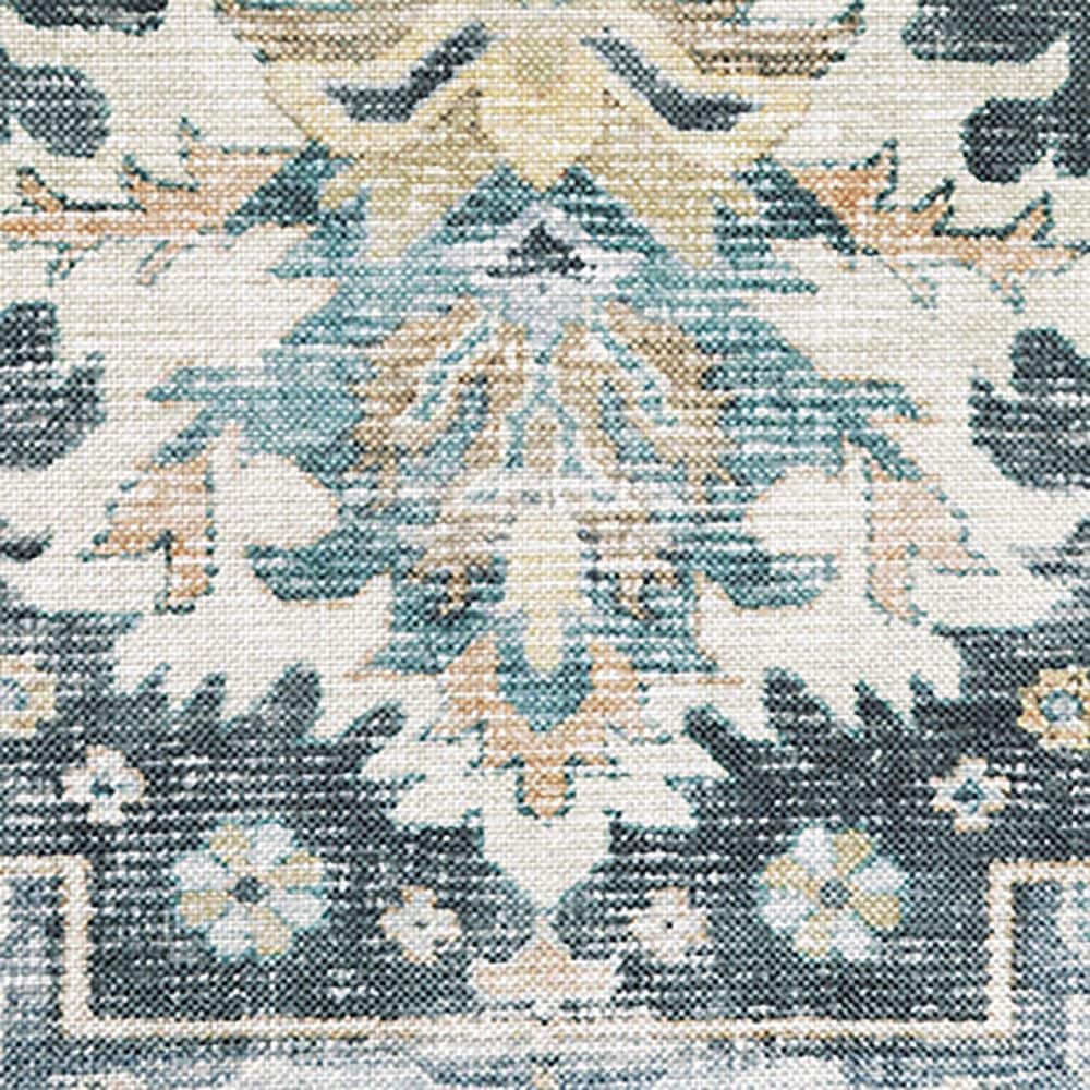 Oriental Weavers Charleston Medallion 7&#39;6&quot; x 10&#39; Blue Area Rug, , large