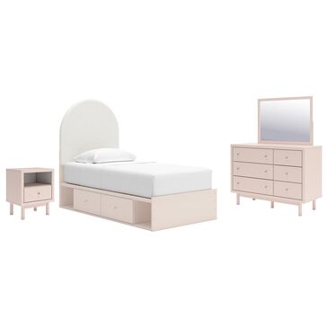 Ashley 4 Pc Twin Double Strg Bed Set, , large