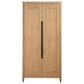 Universal Furniture Modern Wardrobe in Organic Natural Oak with Lighting, , large