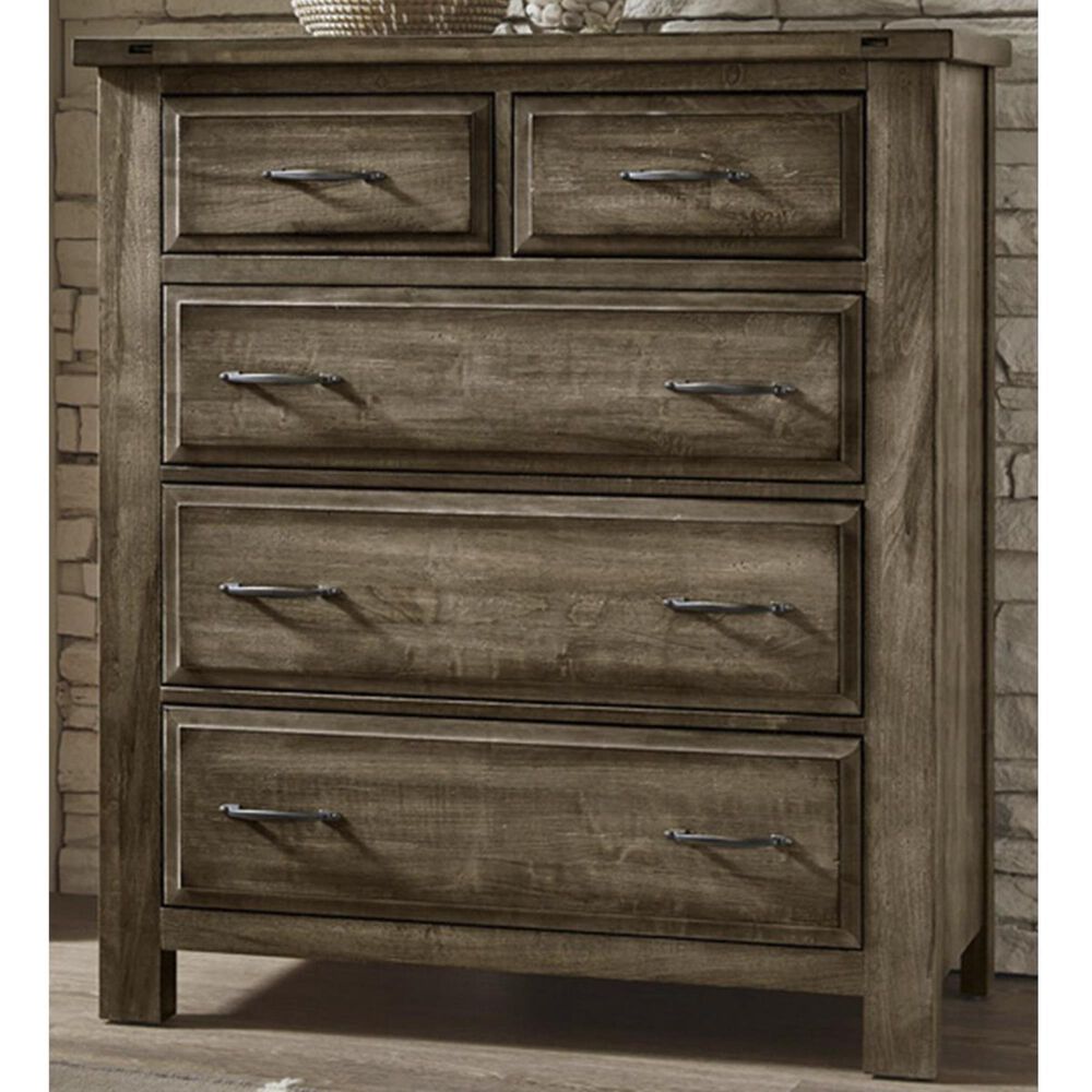 Viceray Collections Maple Road 5 Drawer Chest in Maple Syrup, , large