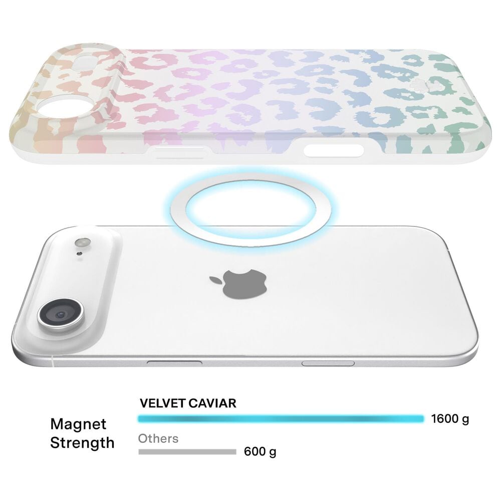 Velvet Caviar MagSafe Case For Apple iPhone 17 Air in White Opal Leopard, , large