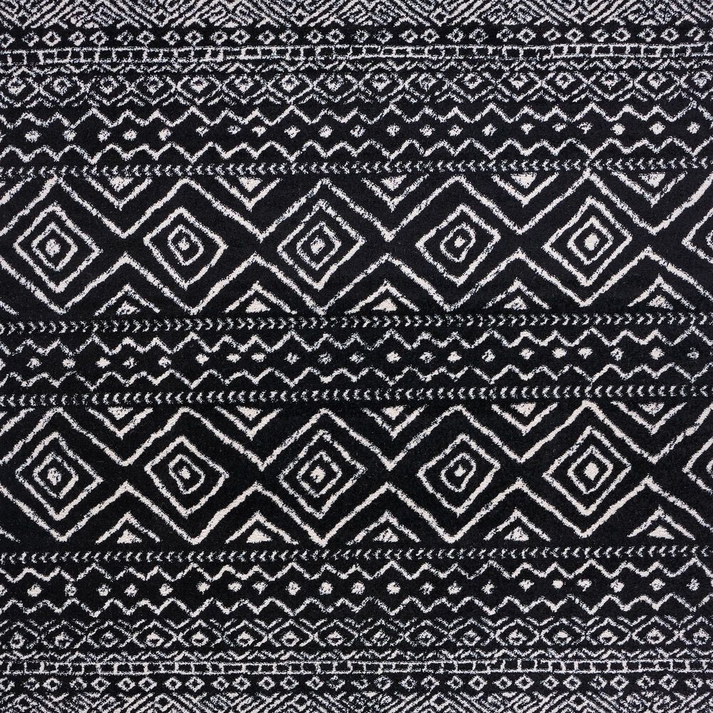 Safavieh Tulum TUL267Z 8&#39; x 10&#39; Black and Ivory Area Rug, , large
