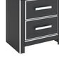 Ashley Zuraleus King Upholstered Panel Bed with Two Nightstands in Matte Black, , large