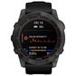 Garmin Fenix 7X Sapphire Solar Edition Smartwatch Screen in Carbon Gray DLC Titanium with Black Band, , large