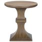 Belle Furnishings Artisan Home Round Chairside Table in Sienna Stone, , large