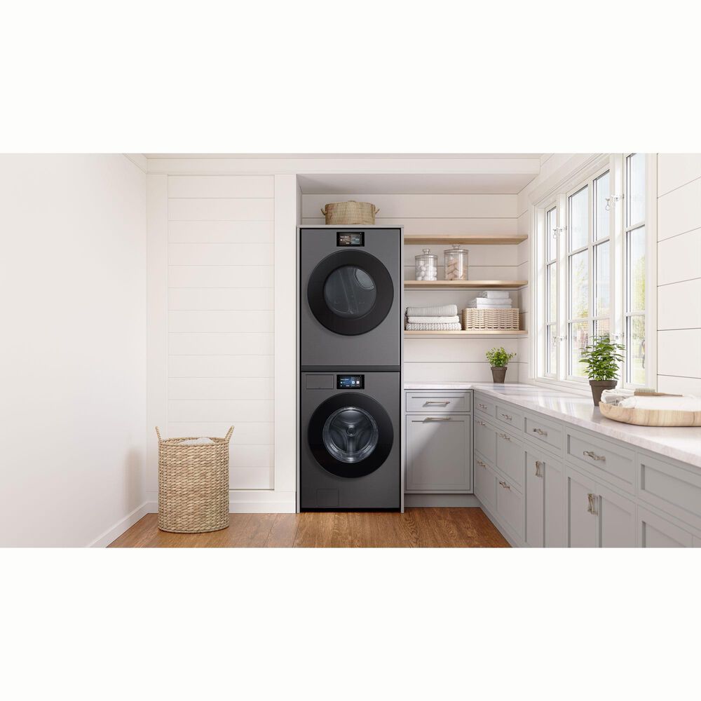 Samsung Bespoke 7.6 Cu. Ft. Ultra Capacity Front Load Electric Dryer with AI Home and AI OptiDry+ in Dark Steel, , large