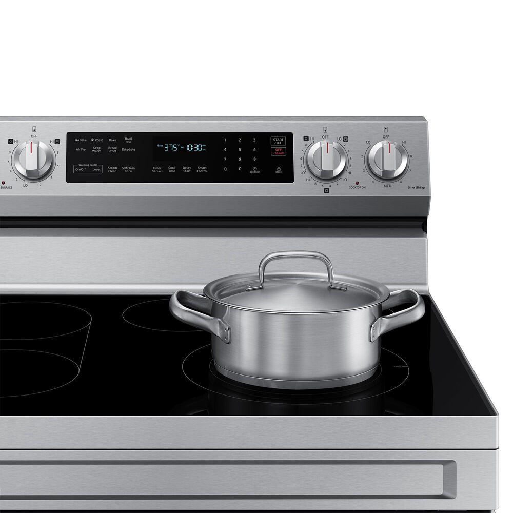 Samsung 6.3 Cu. Ft. Freestanding Electric Range with Air Fry, Wi-Fi and Griddle in Stainless Steel, , large