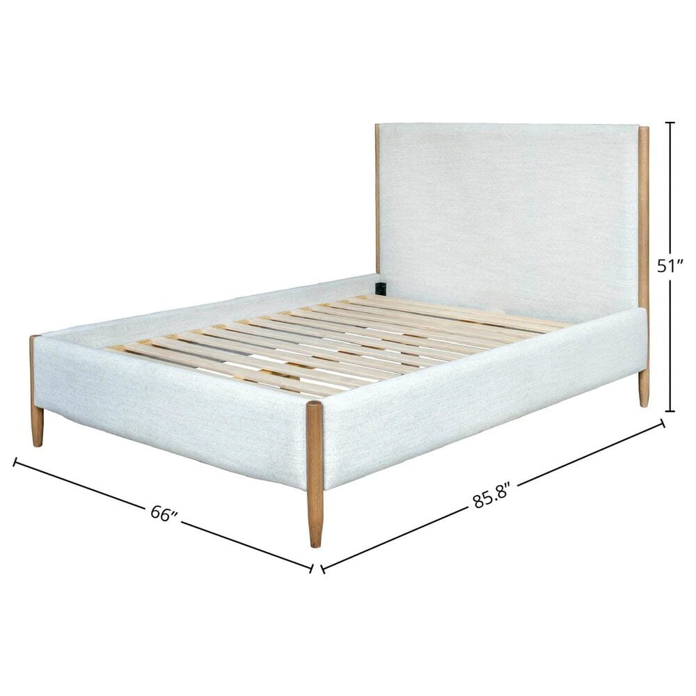 37B Kamelia Queen Platform Bed in Sand, , large