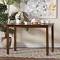 Baxton Studio Eveline Dining Table in Walnut Brown - Table Only, , large