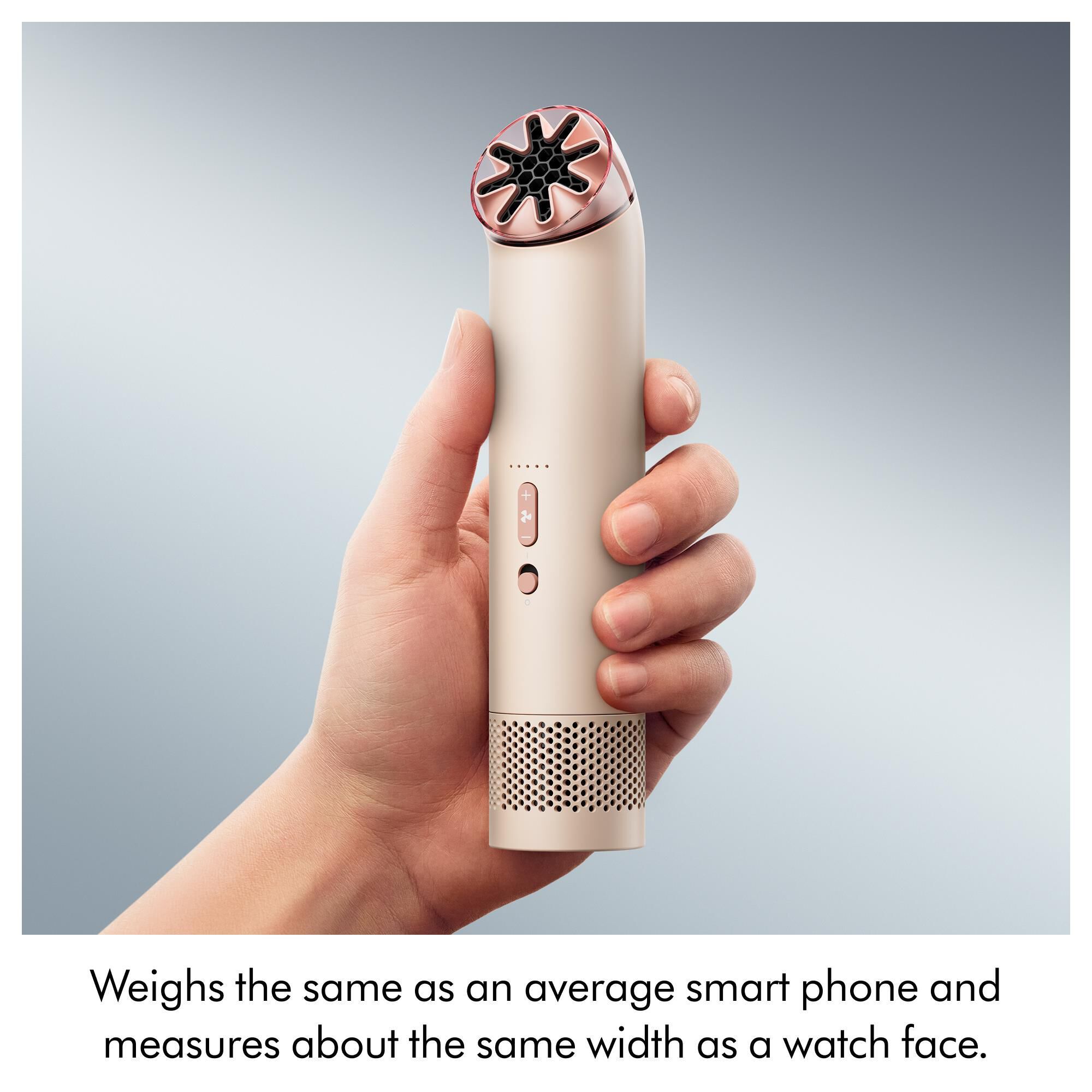 Dyson HushJet Mini Cool Fan in Stone/Blush