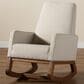 Baxton Studio Yashiya Rocking Chair in Light Beige, , large