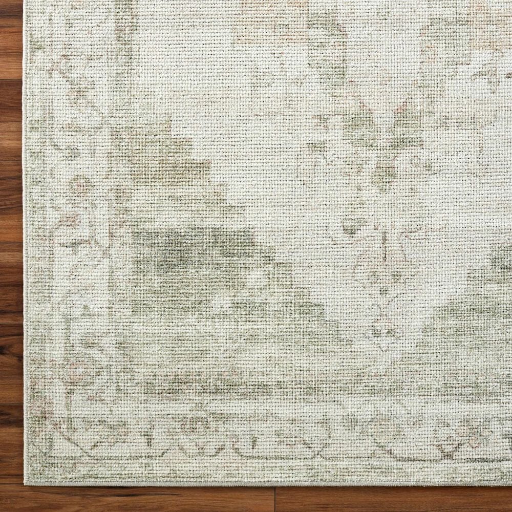 37B Luca Ivory, Olive, Tan and Light Brown 5&#39;3&quot; x 7&#39; Area Rug, , large