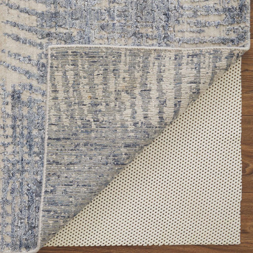 Feizy Eastfield Abstract 3&#39; x 5&#39; Blue and Beige Area Rug, , large