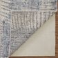 Feizy Eastfield Abstract 3" x 5" Blue and Beige Area Rug, , large