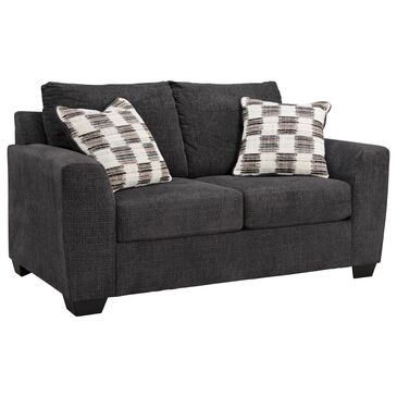 Ashley Loreo Loveseat in Ebony, , large