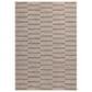 Amber Lewis x Loloi Cali 3"6" x 5"6" Ivory and Tobacco Area Rug, , large