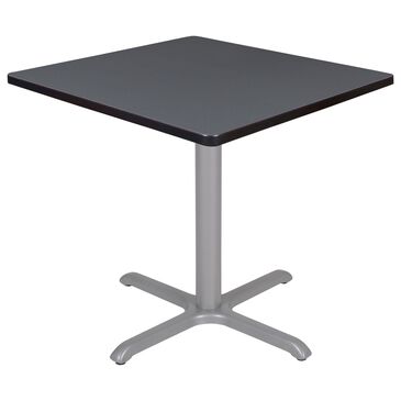 Regency Global Sourcing Cain 30" Square Dining Table in Grey - Table Only, , large