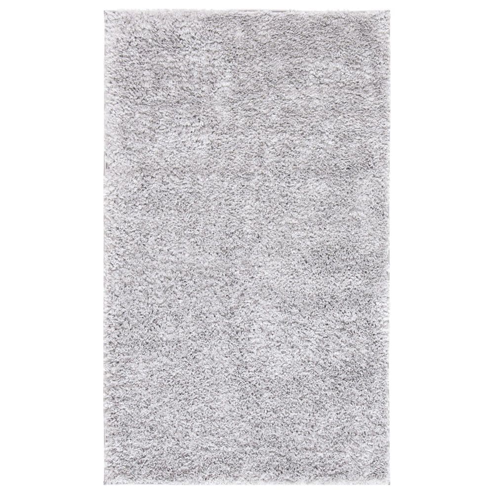 Safavieh August Shag AUG900G 3" x 5" Silver Area Rug, , large