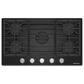 KitchenAid 36" 5-Burner Gas Cooktop in Black, , large