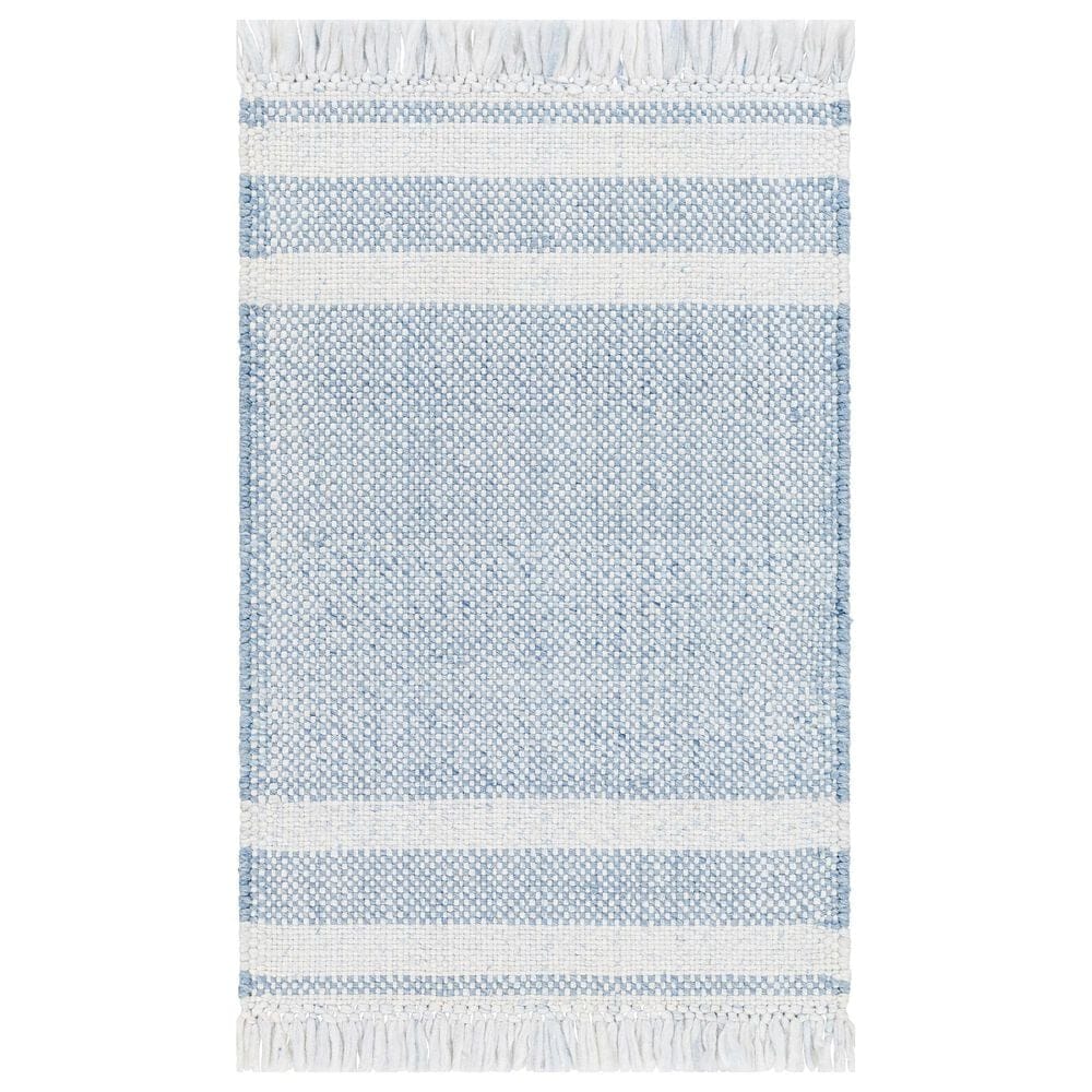 Surya Primrose PRM-2302 2"6" x 8" Light Grey, Light Purple, Pewter, Light Blue, and Ivory Runner, , large
