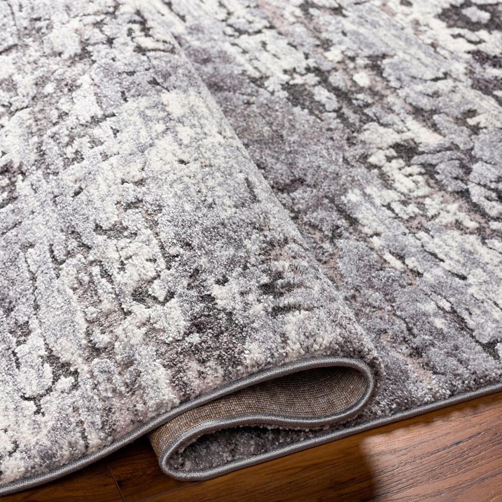 Surya Tuscany TUS-2310 Gray, Charcoal, Black and Ivory 8&#39;10&quot; x 12&#39;2&quot; Area Rug, , large