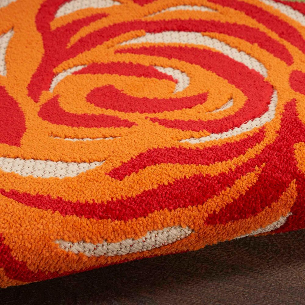 Nourison Aloha ALH32 5&#39;3&quot; x 7&#39;5&quot; Multicolor Indoor/Outdoor Area Rug, , large