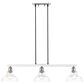Golden Lighting Carver 3-Light Semi-Flush in Chrome, , large