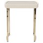 Vista Haus Lisbon End Table in Silken Matte Cream, , large