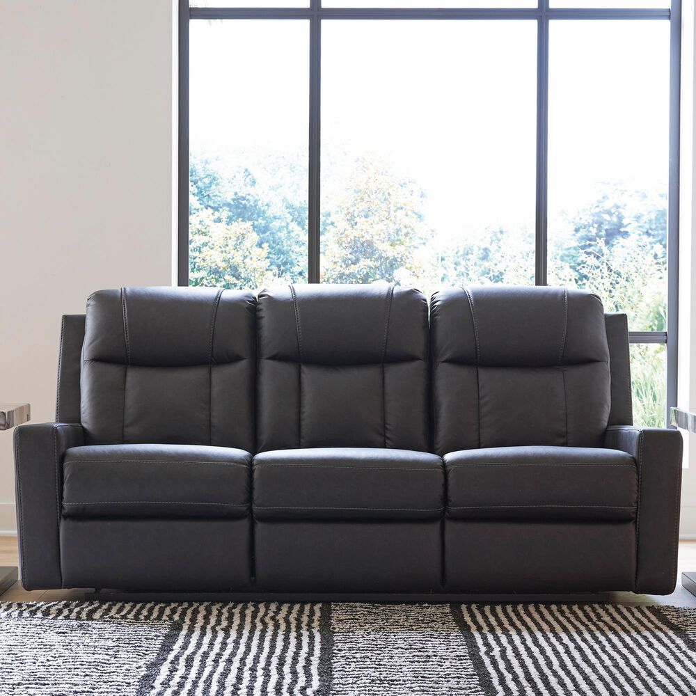 Ashley Mackmenville Manual Reclining Sofa in Carbon, , large