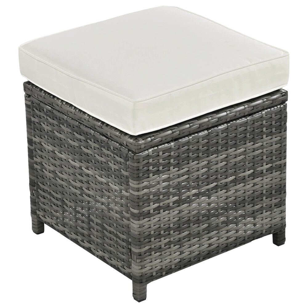 HOMLUX 6-Piece Outdoor Conversation Set with Storage Box in Beige, , large