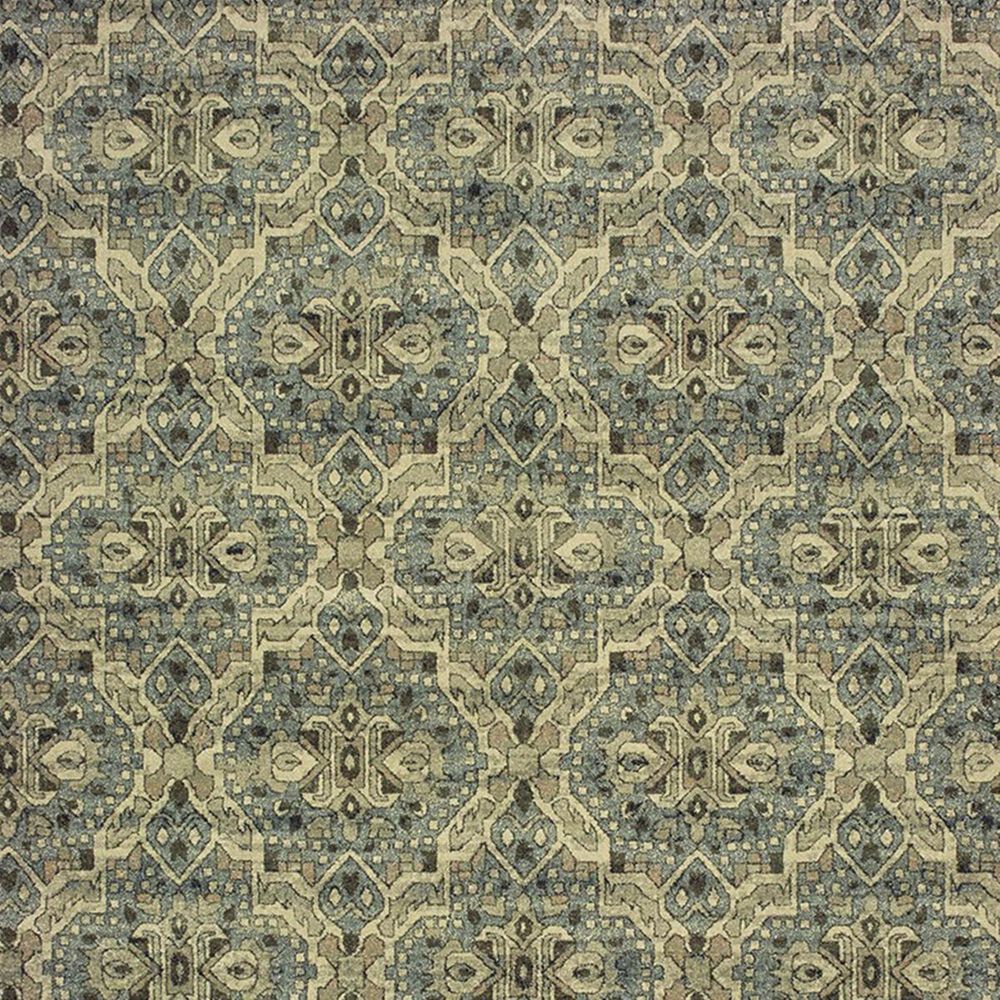Oriental Weavers Raleigh 4927L 6&#39;7&quot; x 9&#39;6&quot; Ivory and Blue Area Rug, , large