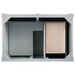 James Martin Vanities Brittany 36" Single Bathroom Vanity in Urban Gray with Single Hole 3 cm White Zeus Quartz Top and Rectangular Sink, , large
