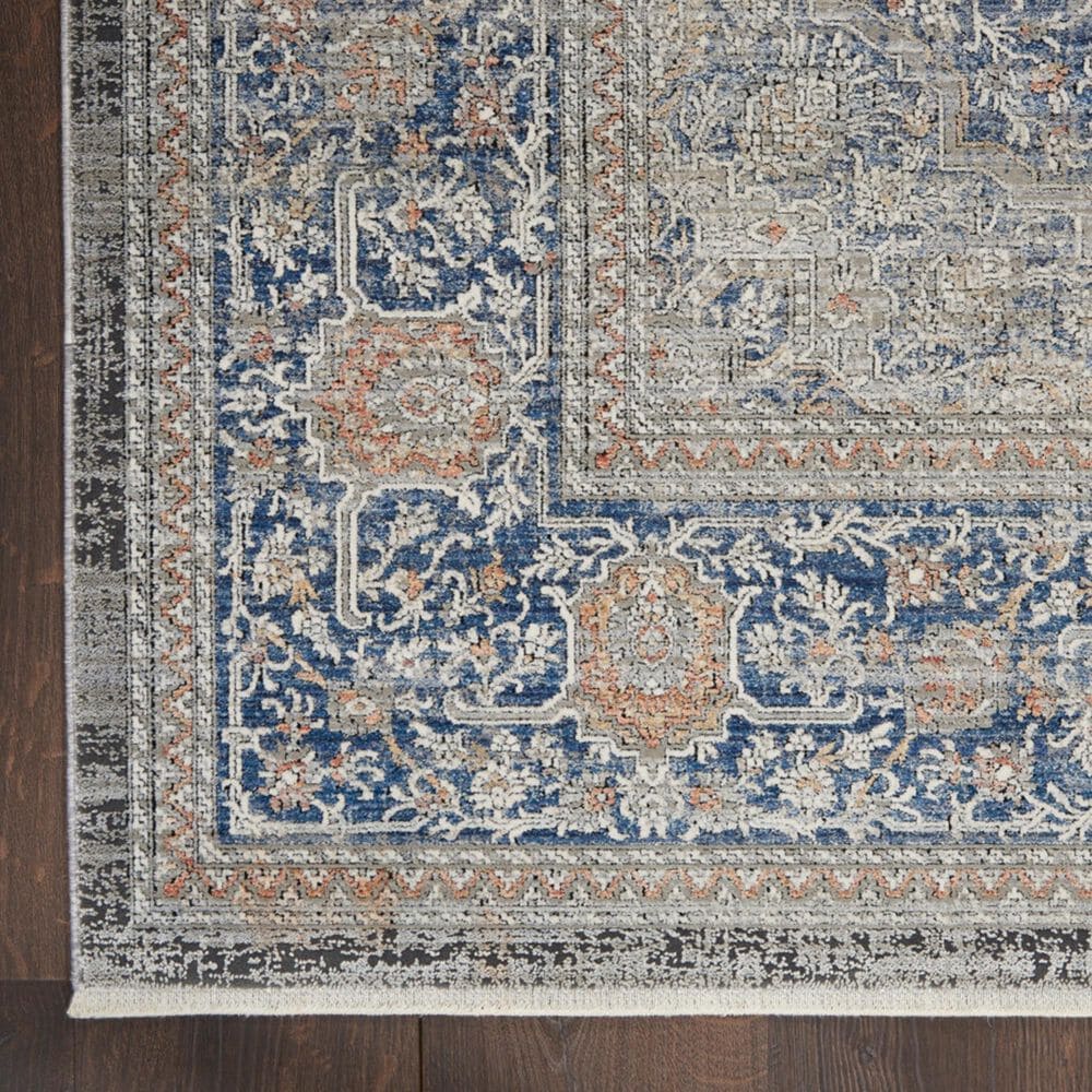 Nourison Starry Nights STN07 5&#39; x 7&#39; Blue Area Rug, , large