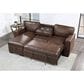 Global Furniture USA Reversible Pull-Out Sofa Bed with Chaise in Coffee, , large