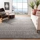 Safavieh Tulum TUL263F 9" x 12" Dark Grey and Ivory Area Rug, , large