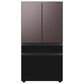 Samsung Bespoke Bespoke 4-Door French Door Refrigerator Middle Panel in Charcoal Glass, , large