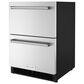 KitchenAid 4.44 Cu. Ft. Undercounter Double-Drawer Refrigerator in Black and Stainless Steel, , large