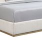 Pacific Landing Knox Eastern King Upholstered Platform Bed in Cream, , large