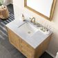James Martin Vanities Laurent 36" Single Bathroom Vanity in Light Natural Oak with 3 cm Arctic Fall Solid Surface Top and Rectangular Sink, , large
