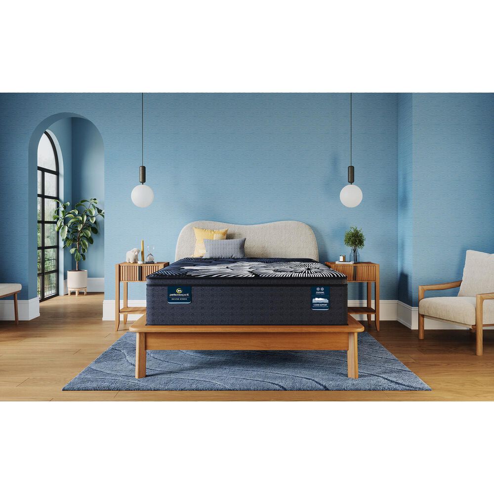 Serta Perfect Sleeper X Quilted Hybrid Max Plush Pillow Top Queen Mattress, , large