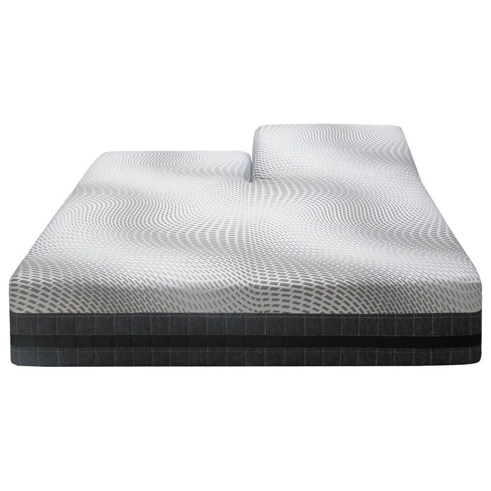Sleeptronic Majestic Hybrid Plush Flex Head Queen Mattress with Glideaway Flex Head Adjustable Base, , large