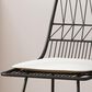 Hearth and Haven Niez Outdoor Counter Stool with Ivory Cushion in Black (Set of 2), , large