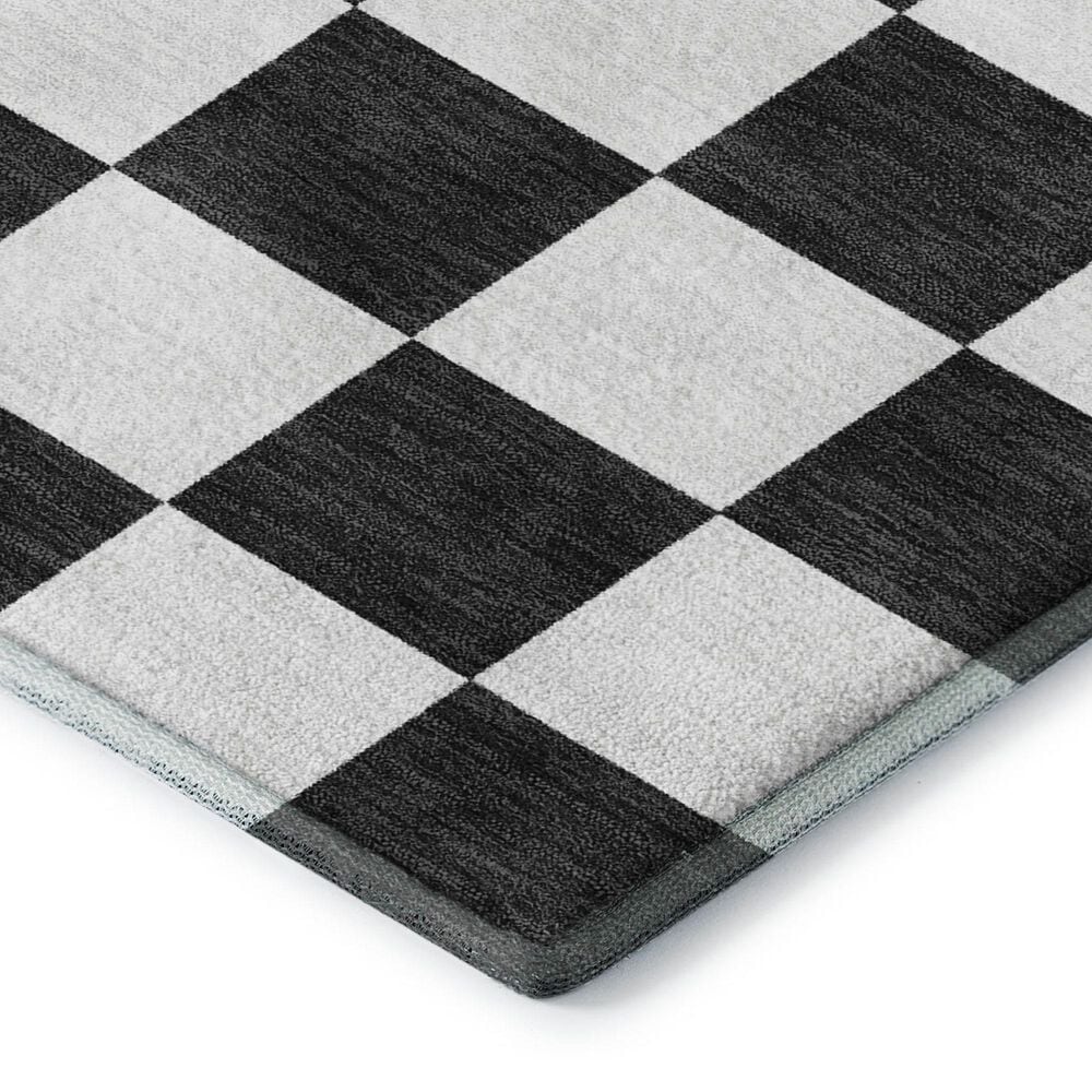 Dalyn Rug Company The Reserve TR7 Black 1&#39;8&quot; x 2&#39;6&quot; Indoor/Outdoor Area Rug, , large